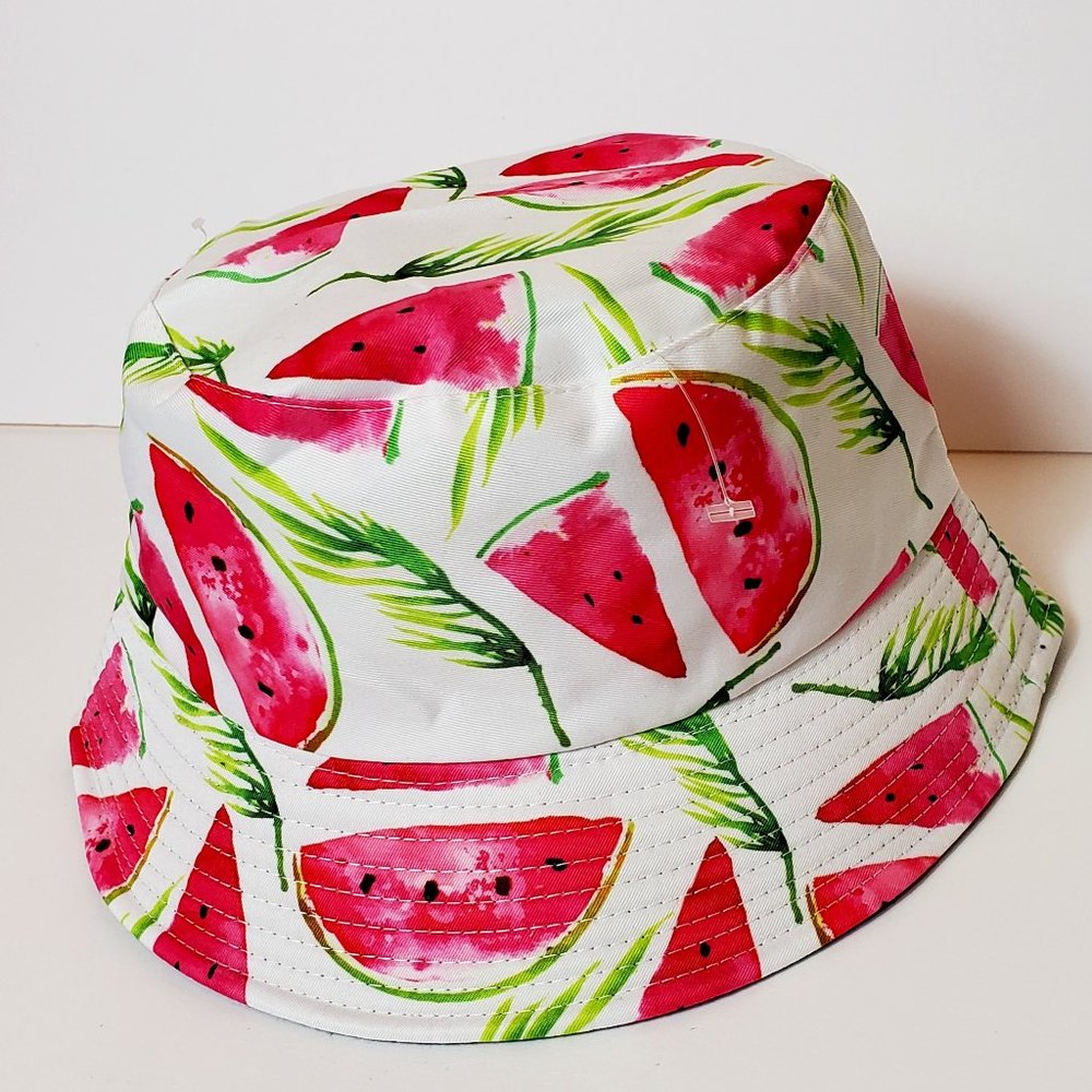 New Lulla Collection by Bindya Womens Bucket Hat Watermelon Slices